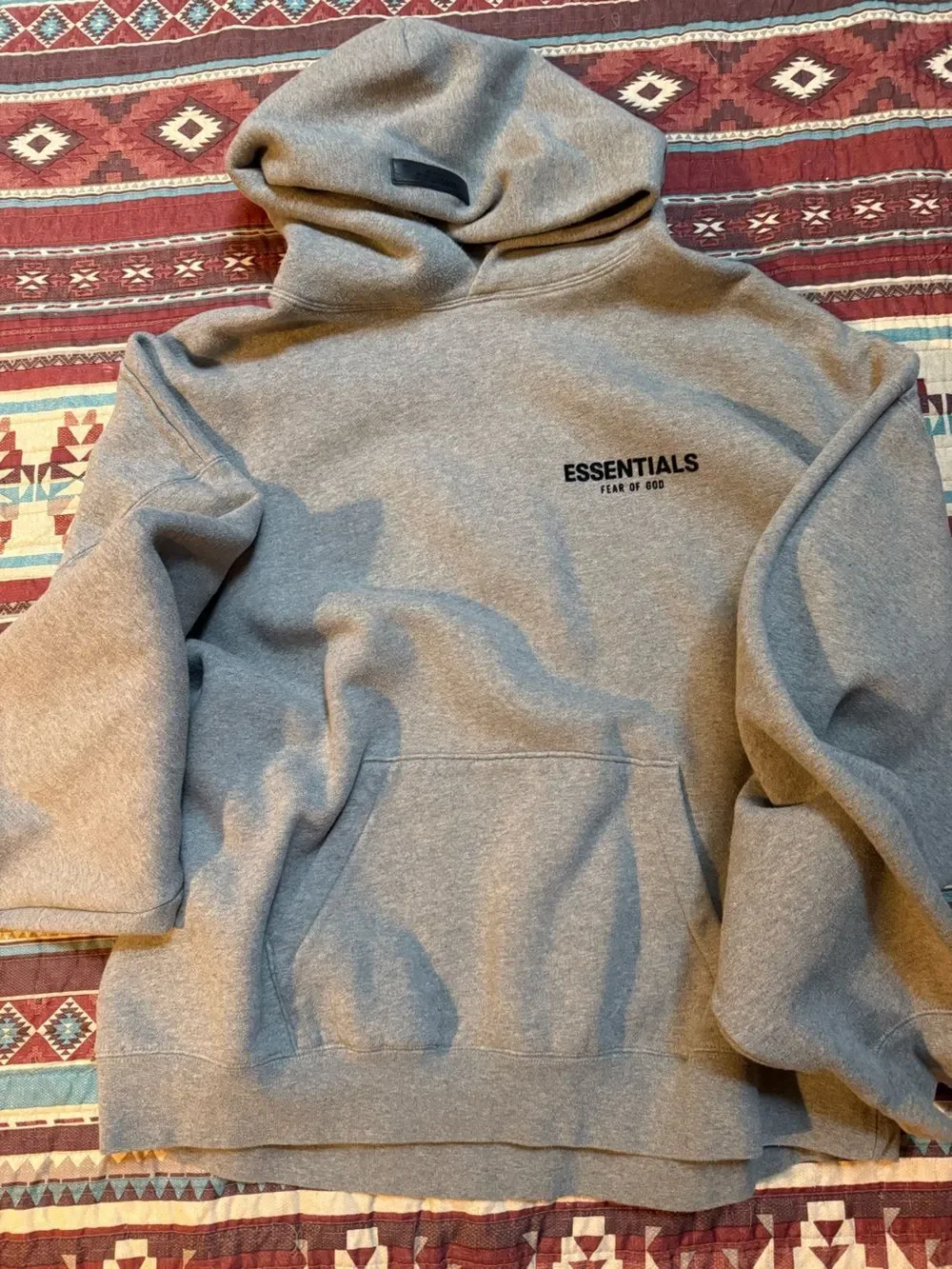 Essentials gray hoodie size XXL